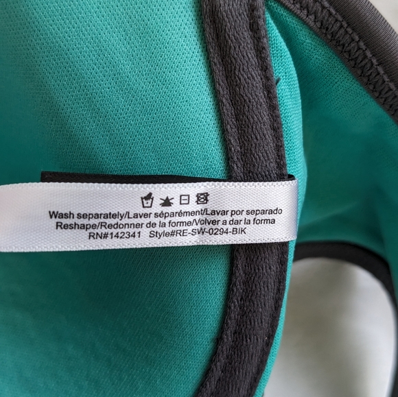 Adore Me Swim Bikini Top, 34B Small Gray - Picture 7 of 9